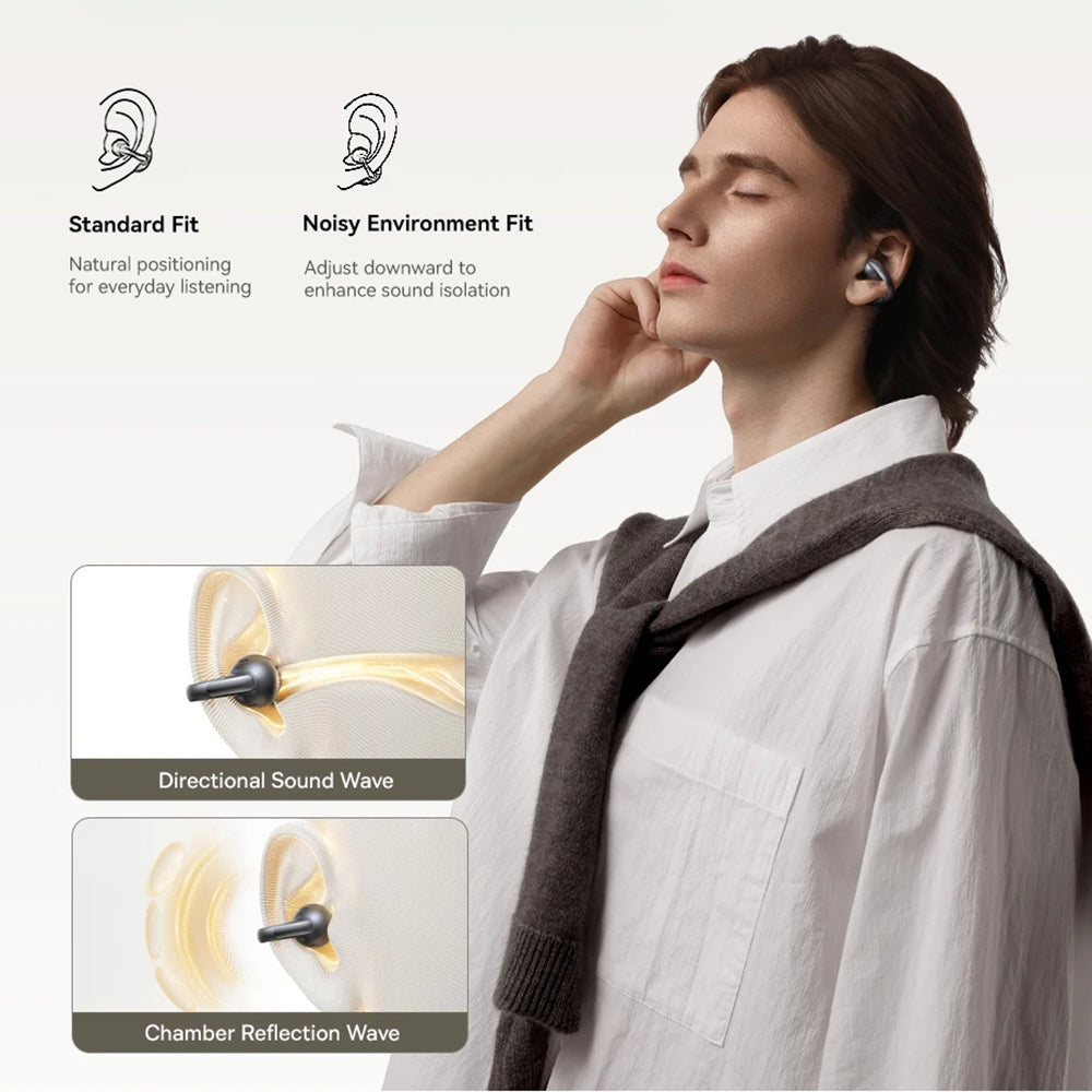 Handsfree Bluetooth Baseus Bowie MC1 Pro, TWS, MultiPoint, Μαύρο A0102503