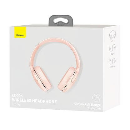Handsfree Bluetooth Baseus Encok D02 Pro, MultiPoint, A2DP, Pink NGTD010304