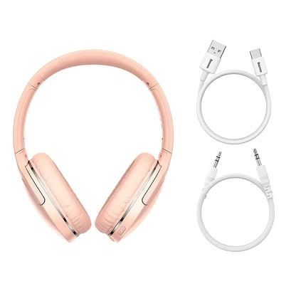 Handsfree Bluetooth Baseus Encok D02 Pro, MultiPoint, A2DP, Pink NGTD010304