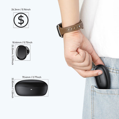 Handsfree Bluetooth Baseus Encok W11, TWS, Black NGTW060001