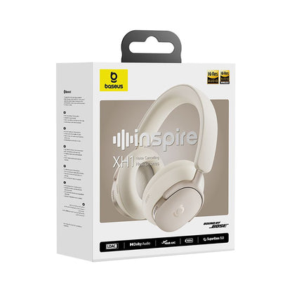Handsfree Bluetooth Baseus Inspire XH1 Sound by Bose, A2DP, ANC, White A00085701233-00