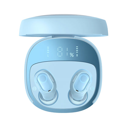 Handsfree Bluetooth Baseus WM02+, TWS, Μπλε NGTW370303