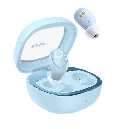Handsfree Bluetooth Baseus WM02+, TWS, Μπλε NGTW370303