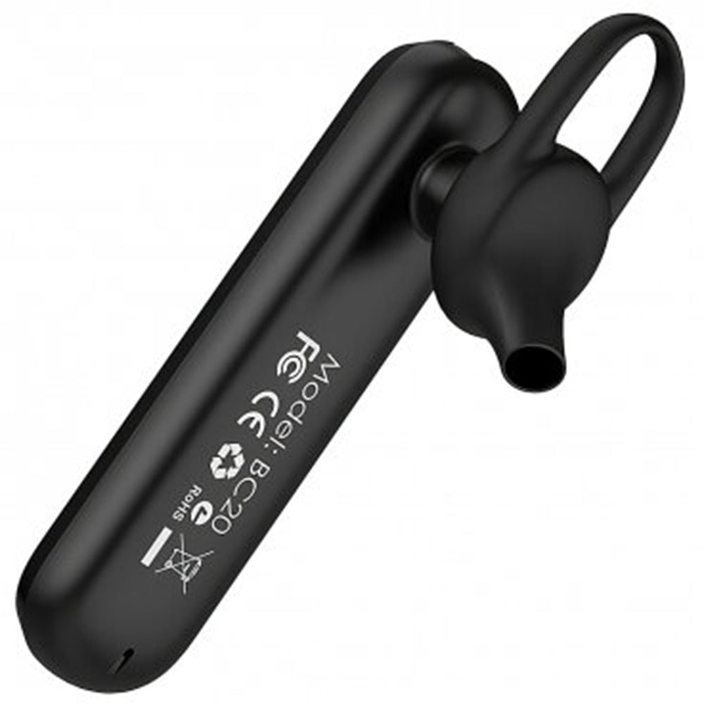 Ασύρματο Handsfree Bluetooth Borofone BC20 Smart Business, A2DP, Μαύρο