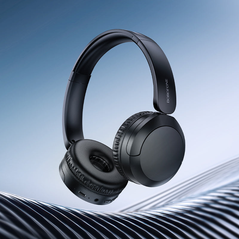 Ασύρματο Bluetooth Handsfree Borofone BO37 Marvellous, A2DP, Μαύρο