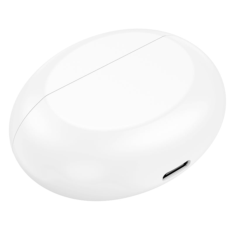 Ασύρματο Handsfree Bluetooth Borofone FQ12 Nice, TWS, Λευκό