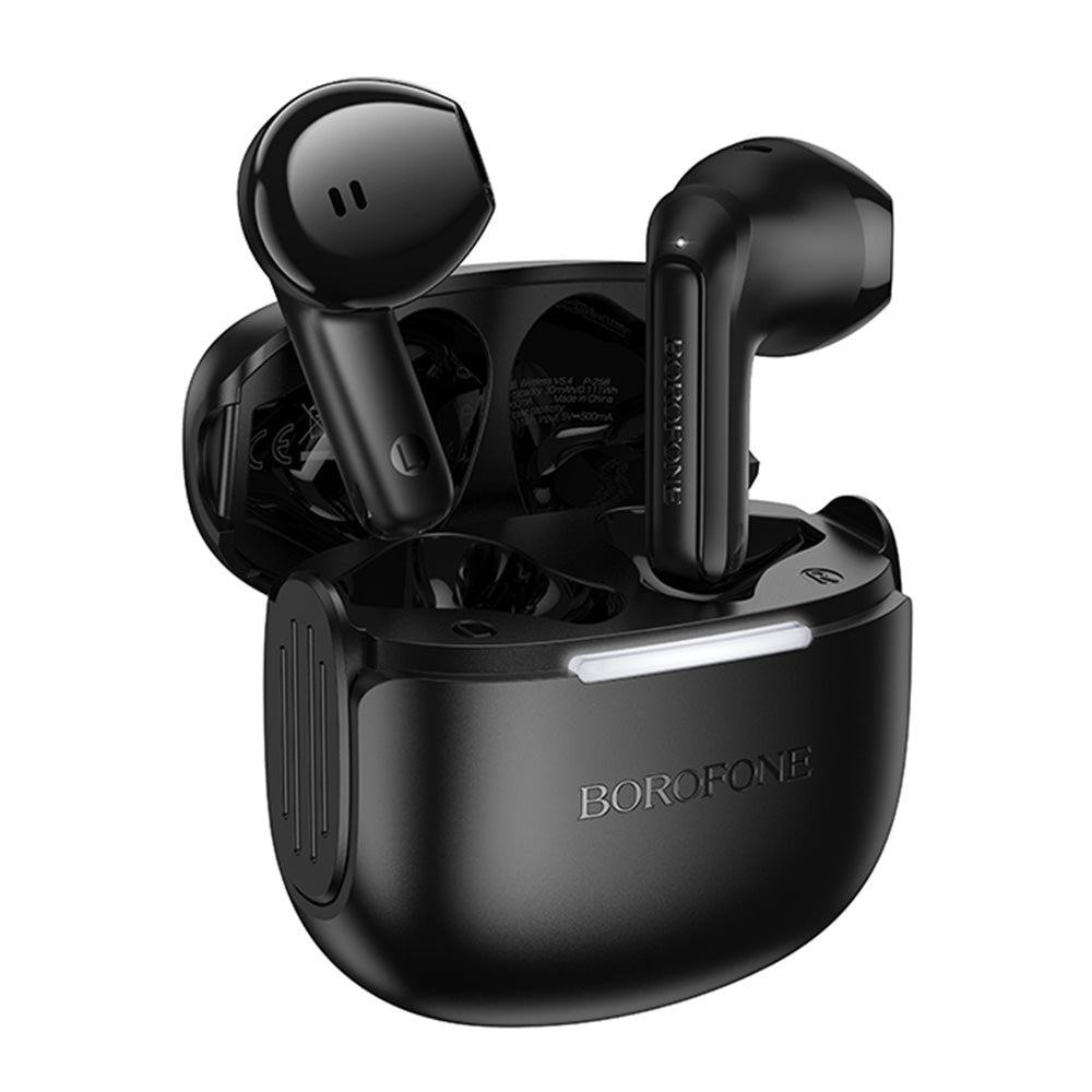 Handsfree Bluetooth Borofone FQ8 High, TWS, Μαύρο