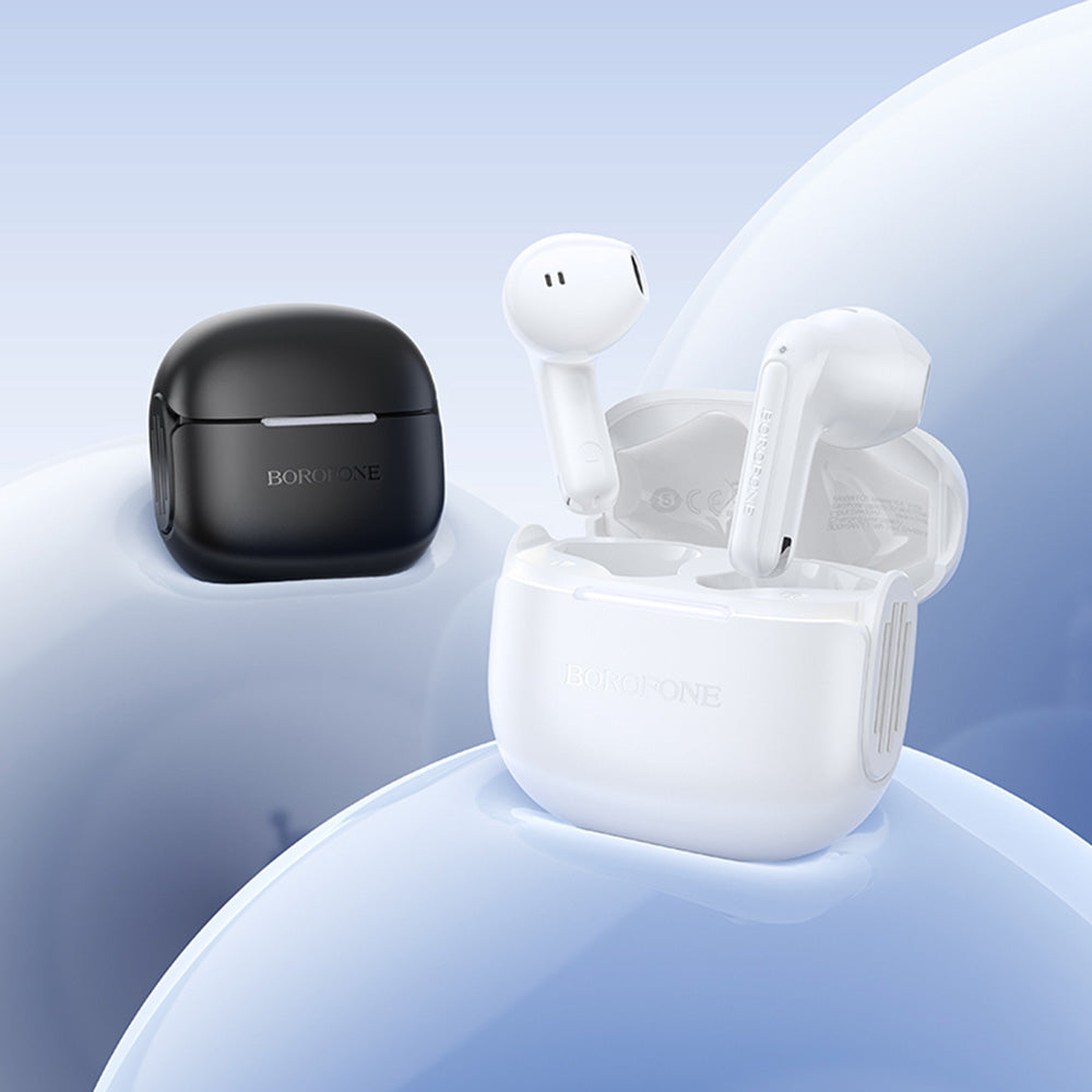 Handsfree Bluetooth Borofone FQ8 High, TWS, Μαύρο