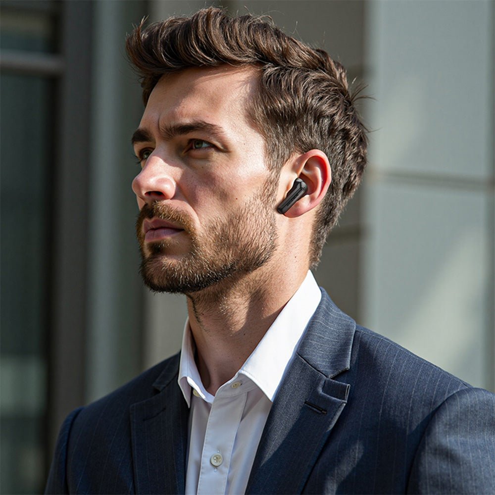 Handsfree Bluetooth Borofone FQ8 High, TWS, Μαύρο