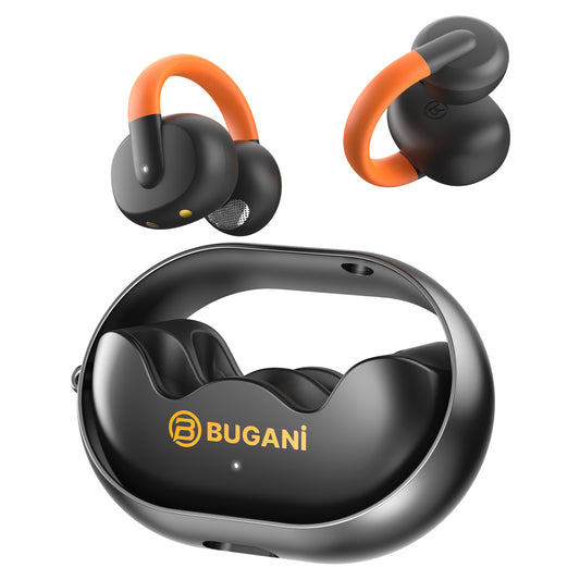 Ασύρματο ακουστικό Bluetooth Bugani Clip B21, TWS, Μαύρο