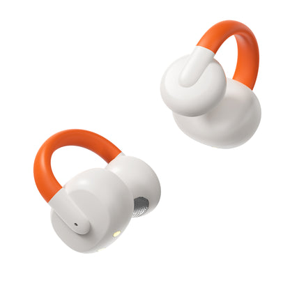 Ασύρματο ακουστικό Bluetooth Bugani Clip B21, TWS, Λευκό