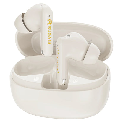 Ασύρματα ακουστικά Bluetooth Bugani Freebuds B20, TWS, ANC, Ανοιχτό Κρεμ