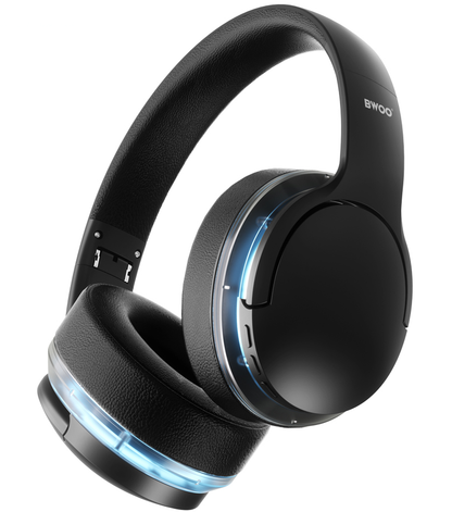 Ασύρματα ακουστικά Bluetooth BWOO BO-BW587, A2DP, ANC, Μαύρο