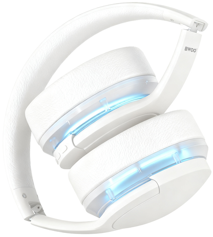 Ασύρματα ακουστικά Bluetooth BWOO BO-BW587, A2DP, ANC, Λευκό