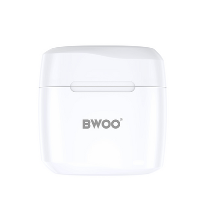 Ασύρματα ακουστικά Bluetooth BWOO BW94, TWS, Λευκό