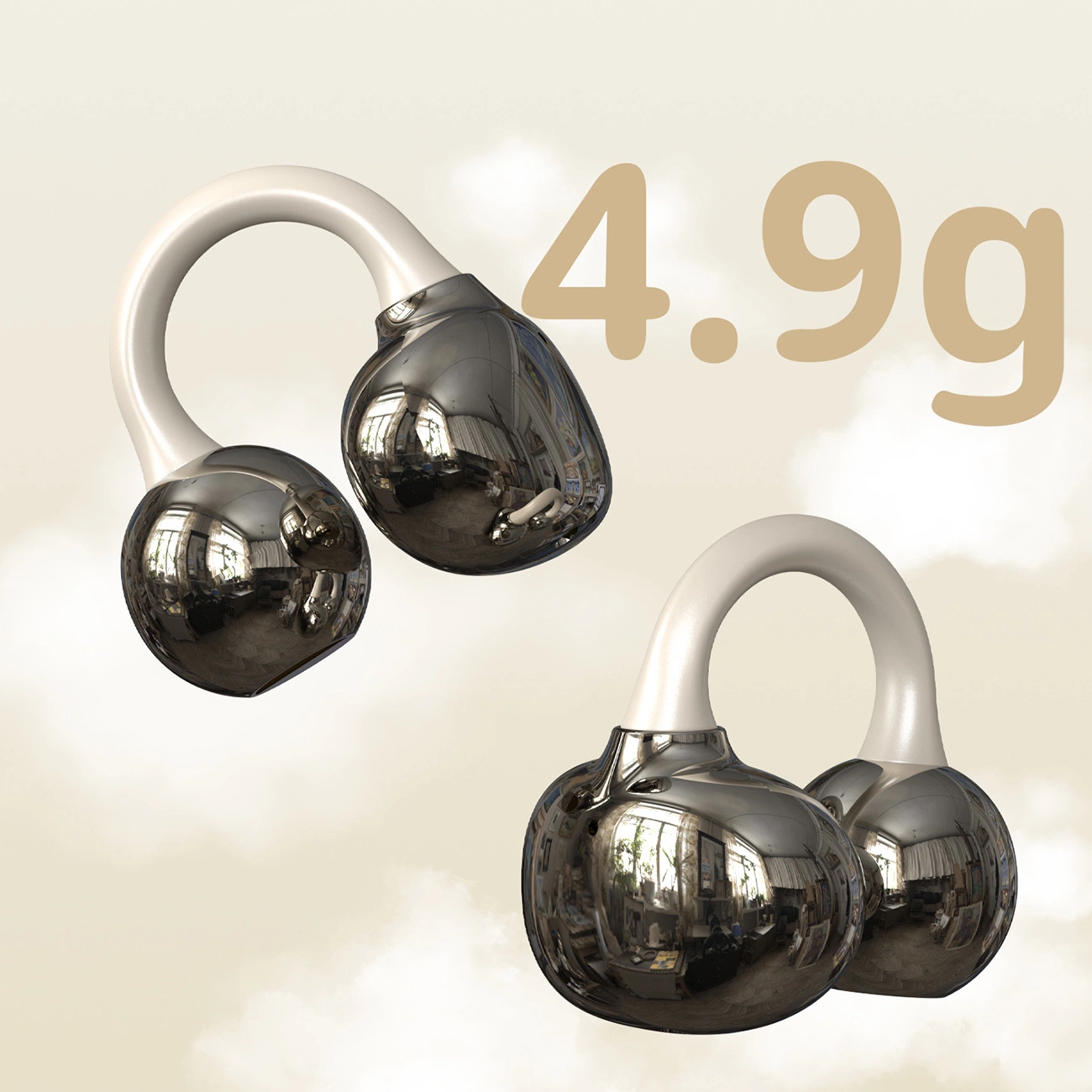 Handsfree Bluetooth Dudao U20, TWS, Λευκό