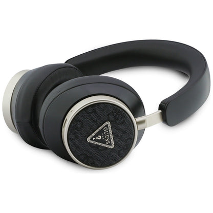 Handsfree Bluetooth Guess 4G Gold Triangle Logo, A2DP, Μαύρο