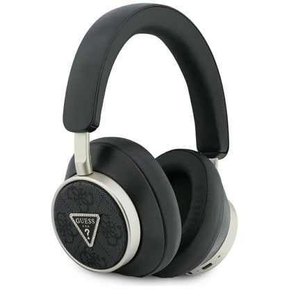 Handsfree Bluetooth Guess 4G Gold Triangle Logo, A2DP, Μαύρο
