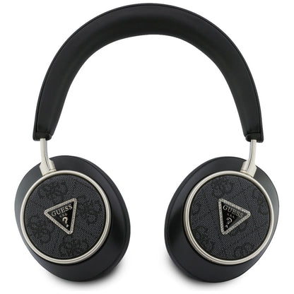 Handsfree Bluetooth Guess 4G Gold Triangle Logo, A2DP, Μαύρο