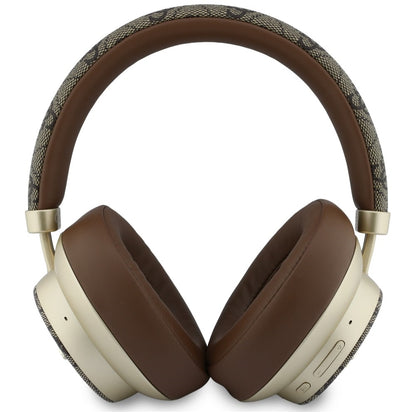 Handsfree Bluetooth Guess 4G Gold Script Metal, A2DP, Καφέ