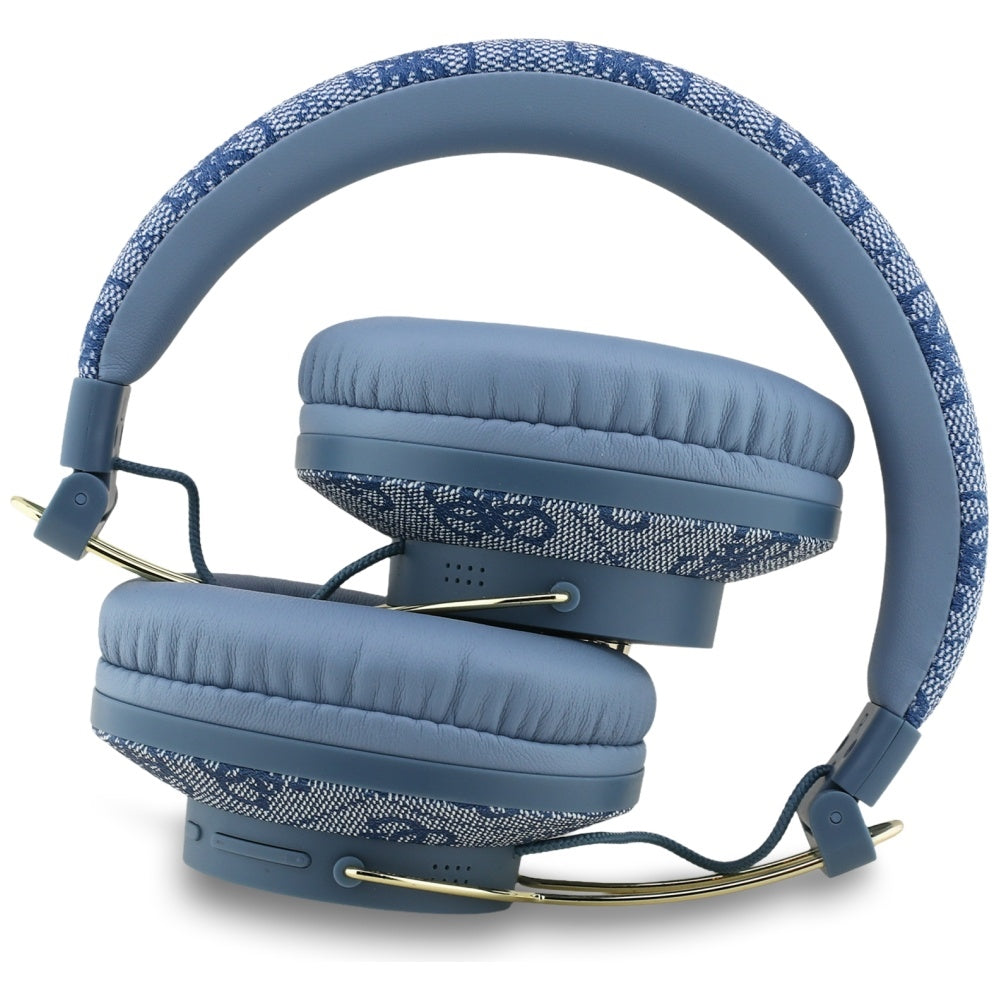 Handsfree Bluetooth Guess 4G Metal Logo, A2DP, Μπλε