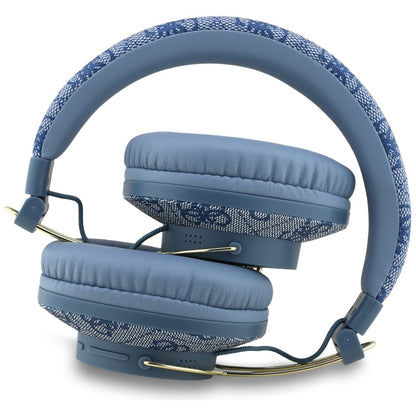 Handsfree Bluetooth Guess 4G Metal Logo, A2DP, Μπλε