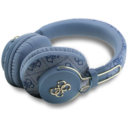 Handsfree Bluetooth Guess 4G Metal Logo, A2DP, Μπλε