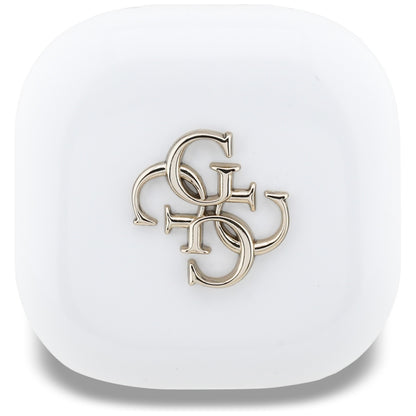Guess 4G Metal Logo Bluetooth Handsfree, TWS, White