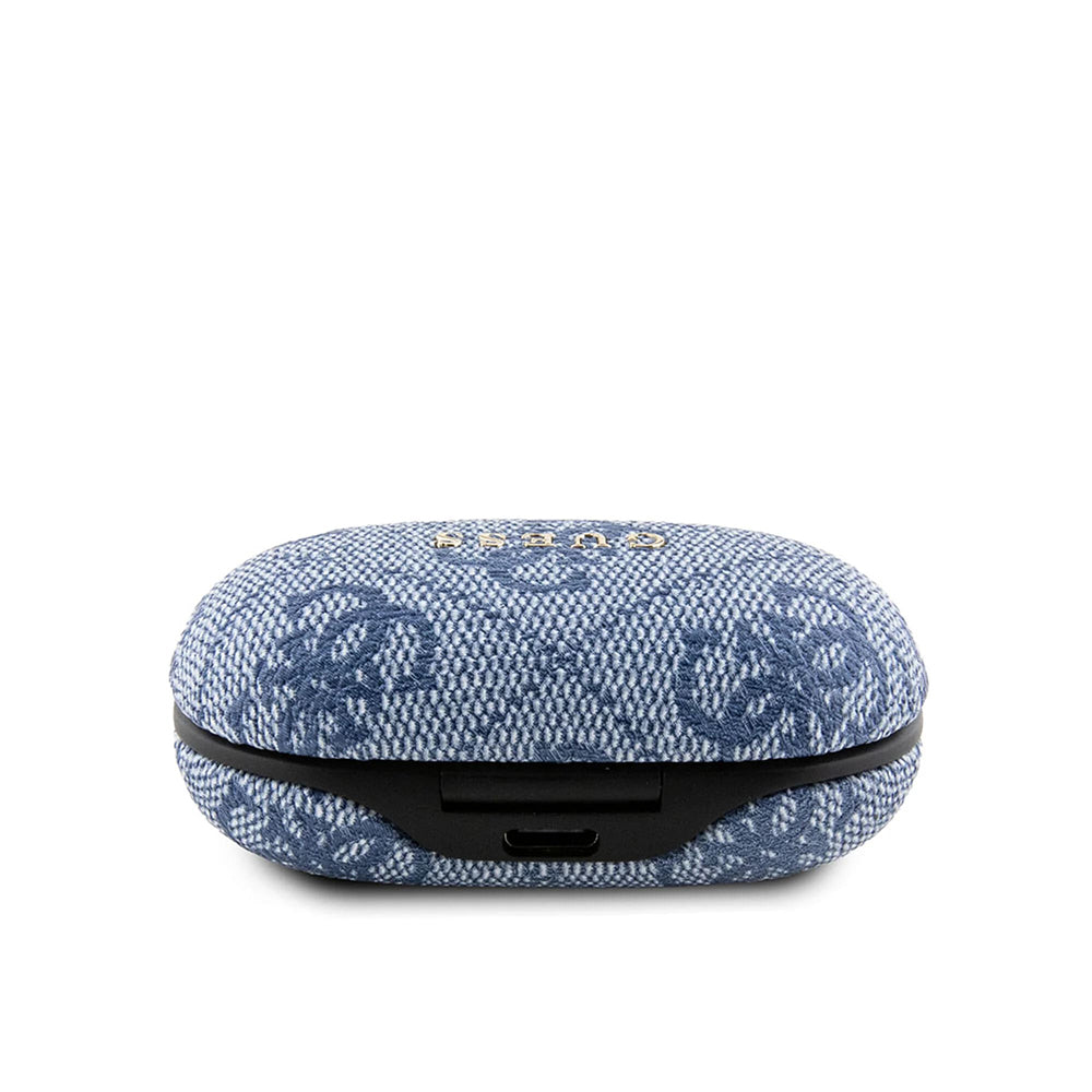 Handsfree Bluetooth Guess 4G Metal, TWS, Blue
