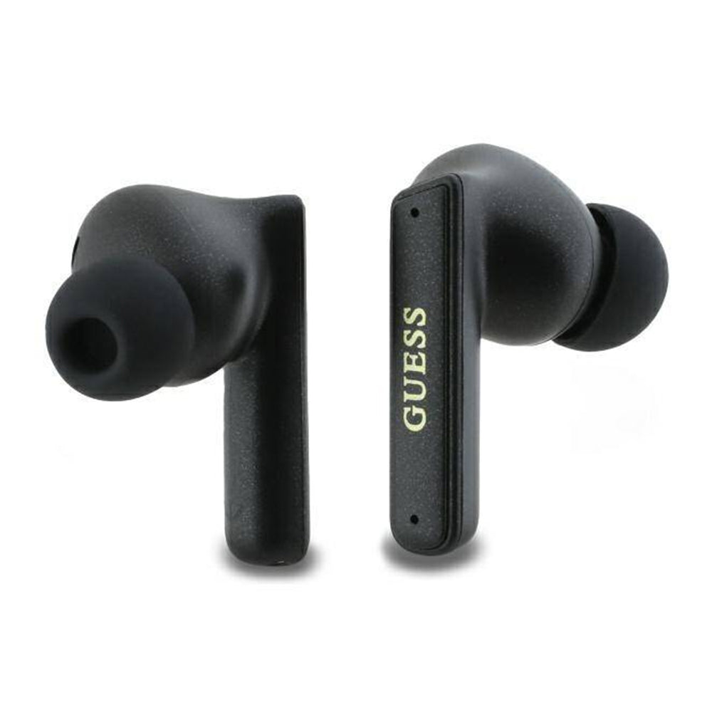 Handsfree Bluetooth Guess Capsule με Εκτυπωμένο Λογότυπο, TWS, ANC, Μαύρο