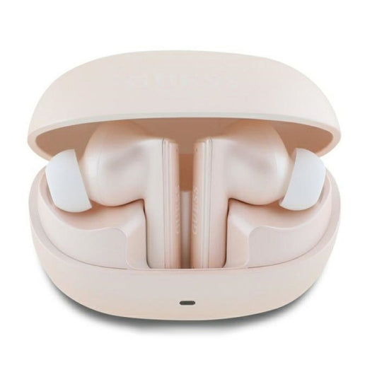 Handsfree Bluetooth Guess Capsule Printed Logo, TWS, ANC, Ροζ