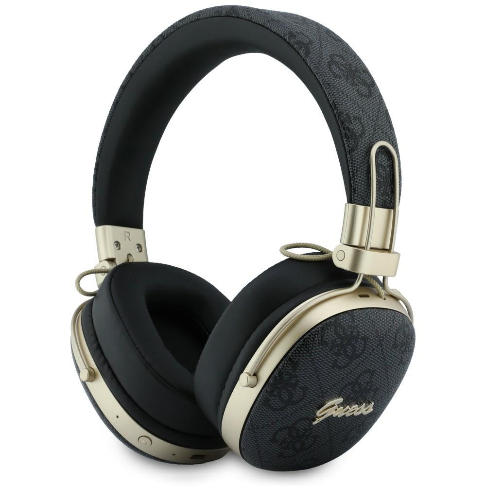 Handsfree Bluetooth Guess Metal 4G Script Logo, A2DP, Μαύρο