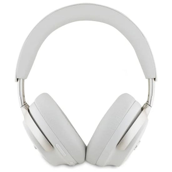 Handsfree Bluetooth Guess Metal Script Logo, A2DP, ANC, Μπεζ