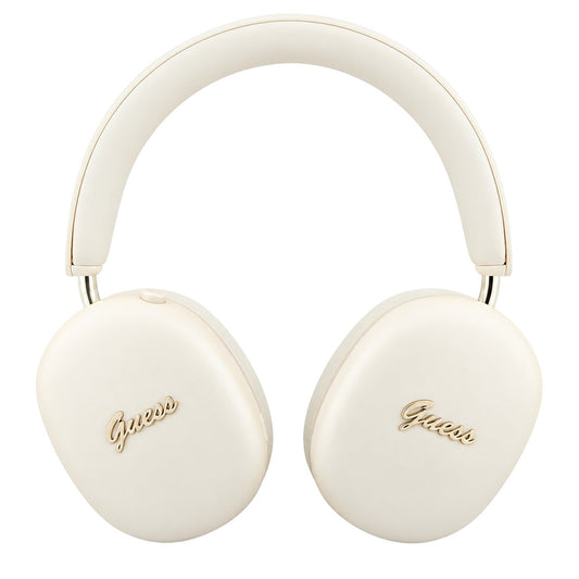 Handsfree Bluetooth Guess Metal Script Logo, A2DP, Μπεζ