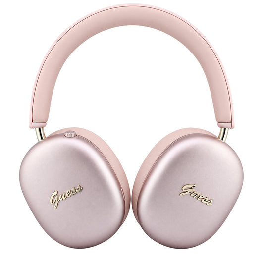 Ακουστικά Bluetooth Guess Metal Script Logo, A2DP, Ροζ