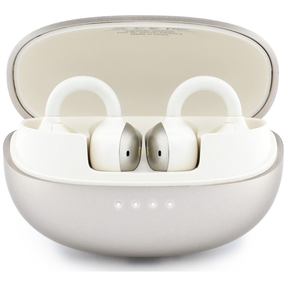 Handsfree Bluetooth Guess Μεταλλικό Φινίρισμα Ηλεκτροπλαστικά Μέρη Κλασικό, TWS, Χρυσό