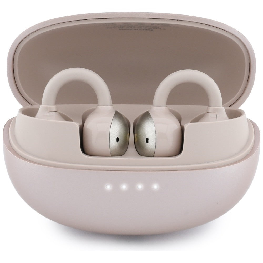 Handsfree Bluetooth Guess Μεταλλικό Φινίρισμα Ηλεκτροπλασμένα Μέρη Κλασικό, TWS, Ροζ