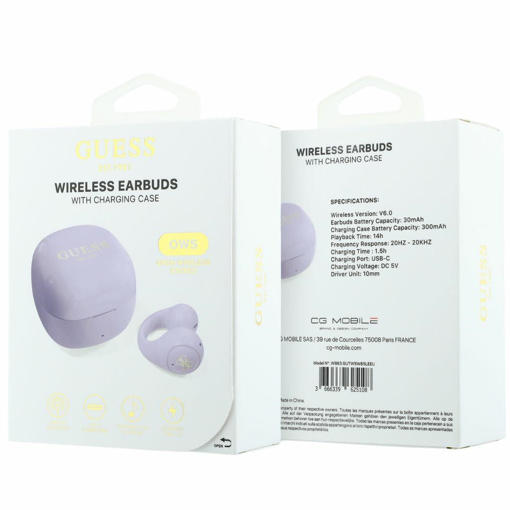 Handsfree Bluetooth Guess Mini Classic, TWS, Purple