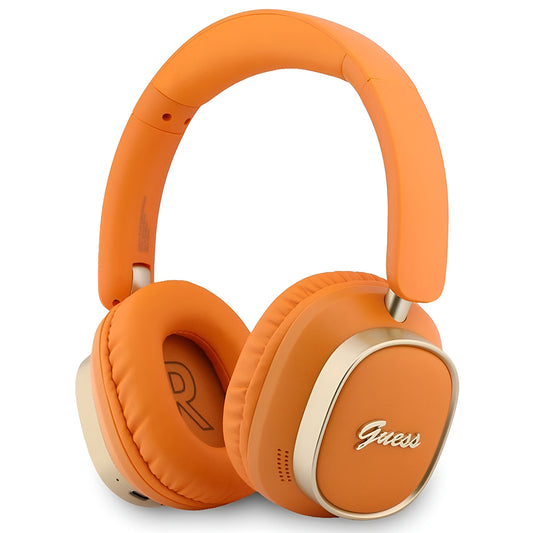 Handsfree Bluetooth Guess Rectangle Metal Script, A2DP, Πορτοκαλί