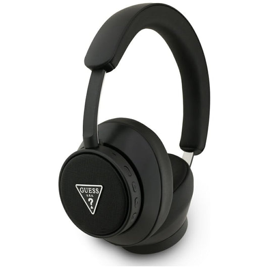 Handsfree Bluetooth Guess Saffiano Triangle Logo, A2DP, Μαύρο