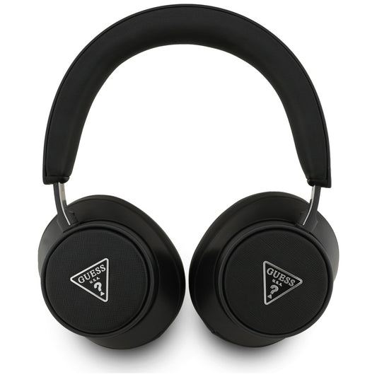 Handsfree Bluetooth Guess Saffiano Triangle Logo, A2DP, Μαύρο