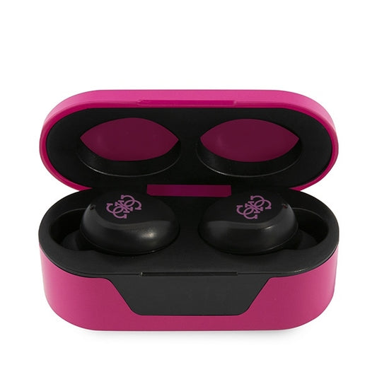 Handsfree Bluetooth Guess, TWS, Ματζέντα