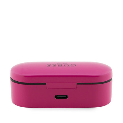 Handsfree Bluetooth Guess, TWS, Ματζέντα