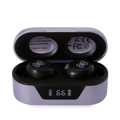 Handsfree Bluetooth Guess, TWS, Μωβ
