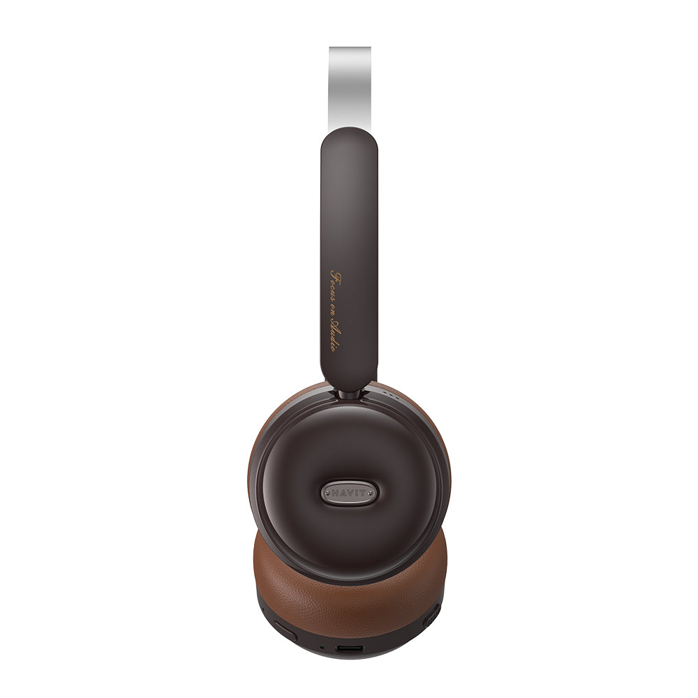 Handsfree Bluetooth HAVIT H616BT, A2DP, Καφέ