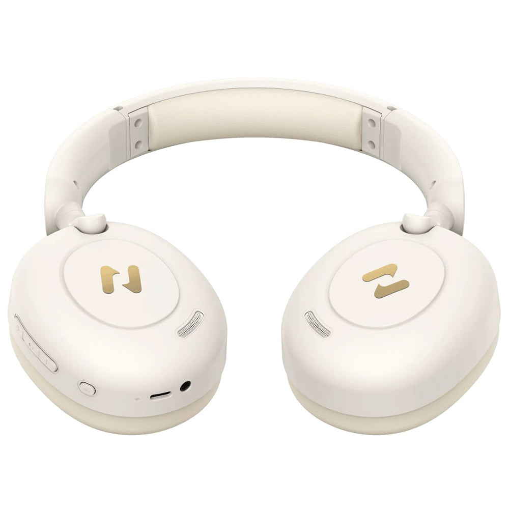Handsfree Bluetooth HAVIT H655BT Pro, Multipoint, A2DP, ANC, Μπεζ