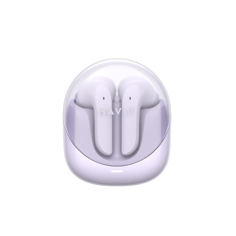Handsfree Bluetooth HAVIT Modern Buds TW974, TWS, Μωβ