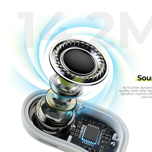 Handsfree Bluetooth HAVIT OWS915, TWS, Γκρι