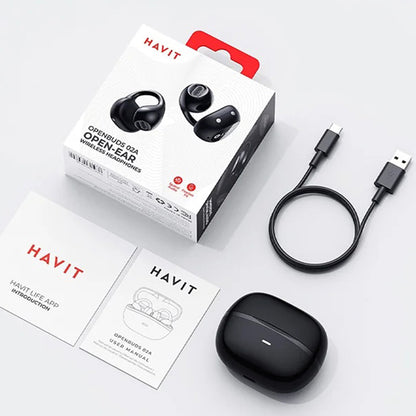 Handsfree Bluetooth HAVIT OWS916, TWS, Μαύρο