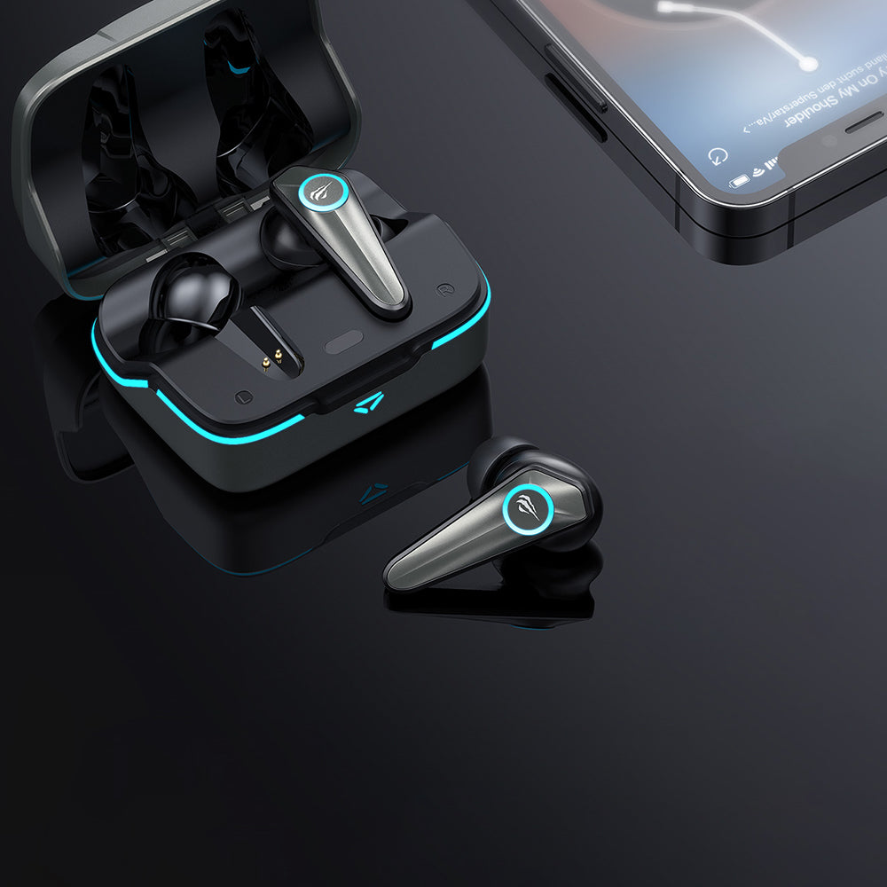 Handsfree Bluetooth HAVIT TW952 PRO RGB, TWS, Μαύρο
